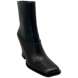 Loewe Black / Brown Two Tone Leather Onda Boots